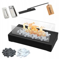 BIOKOMINEK WOLNOSTOJĄCY BEZDYMNY DO DOMU NA TARAS OGRODOWY EKO BIO KOMINEK