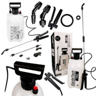 OPRYSKIWACZ RĘCZNY CIŚNIENIOWY 5L DO CHEMII STALOWA LANCA ZRASZACZ OSŁONA