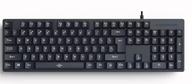 Mechaniczna klawiatura biurowa przewodowa z 104 klawiszami i kabel 1,5m