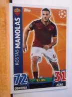 MATCH ATTAX 2015-2016 Kostas Manolas nr.435 AS ROMA
