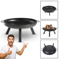 PALENISKO OGRODOWE STALOWE NOWE Z RUSZTEM OGNISKA GRILL WĘDZARNI 60CM