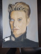 David Bowie . Suche pastele A3