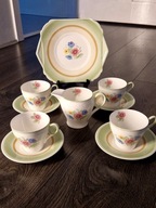 ANGIELSKA PORCELANA SHELLEY SERWIS ŚNIADANIOWY