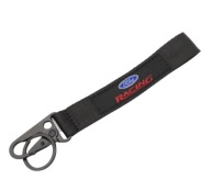 Brelok breloczek SMYCZ smyczka FORD RACING haft czarna