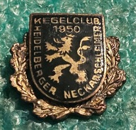 ODZNAKA KEGELCLUB HEIDELBERGER NECKARSCHLEIMER KLUB KRĘGLARSKI HONOR. BRĄZ