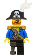 LEGO Pirates - Kapitan piratów - pi185 + broń