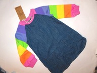 NEXT 86 CM SUKIENKA BAJA/JEANS CIEPLEJSZA SUPER NOWA!