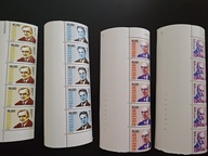 Matematycy polscy - seria Fi 2688-91 piątki (po 5 szt)