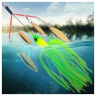 Spinnerbait 23g Poczwórna Błystka Spinning Przynęta Szczupak Okoń Sandacz