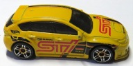 Model HW Subaru WRX STI Żółty N44 Speed Graphics Stan Używany
