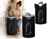 Kosz na butelki 90L torba do segregacji odpadów uchwyt worek kaucja duża XL