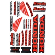 NAKLEJKI NA MOTOR MOTOCYKL ROWER HONDA HRC ZESTAW