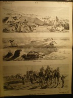 pielgrzymi do Mekki na pustyni, oryg. przed 1870