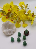 Unikat kolekcjonerski figurka Tykwa zielony awenturyn 31mm