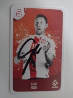 Karta autograf Polska Kamil Glik PZPN