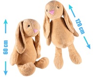 Miś Maskotka Poduszka Duży Pluszowy Zając 120cm Przytulanka XXL Zabawka