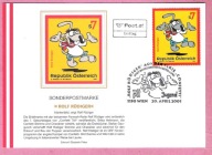 Austria 2001, FDC sztuka, teatr lalek, telewizja, bajki ROLF RUDIGER