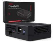 GeeekPi DeskPi Lite NAS Case Zestaw, Etui Raspberry Pi 4 NAS z M.2 SATA SSD