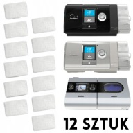 12 szt Filtr CPAP Resmed S9 S10 Airsense Aircurve Autoset Filtry