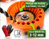 Ostrzałka do Wierteł 3-12mm na Szlifierkę + Rękawice XL EN 420 ZESTAW