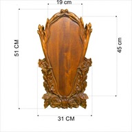 Deska pod trofeumporoże jelenia, byka K2-45R