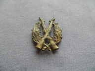 PRZEDWOJENNA KORPUSÓWKA EMBLEMAT SZKOŁA PODOFICERSKA PIECHOTY II RP- 4 odm.