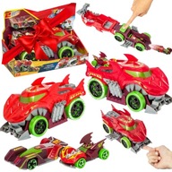 T-RACERS SHARK SQUAD LAUNCHER WYRZUTNIA AUTEK REKIN ZESTAW 2 POJAZDY SUPER