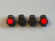 CZUJNIKI PARKOWANIA PDC VOLKSWAGEN AUDI 5Q0919275C LZ3M CZERWONY CZARNY MAT