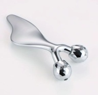 metalowy masażer kulkowy roller do masażu / automasażu twarzy szyi ciała