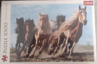 Puzzle 1000 Trefl Galopujące konie. Nowe, zapakowane