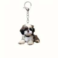 SHIH TZU BRELOK ZAWIESZKA DO KLUCZY PLECAKA TORBY MOMO