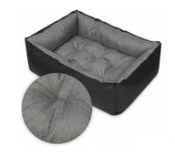 Kanapa dla psa Premium odcienie szarości 120 cm x 90 cm