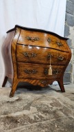 Stara Piękna Komoda masywna Beczka Duża z marmurem nr 5