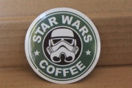 NAKLEJKA 209 - STAR WARS COFFEE - AUTO - MOTOR - ROWER - KOLEKCJA