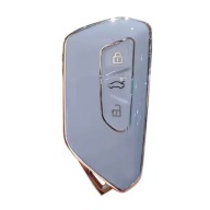 Lawendowo-srebrne etui na kluczyk VW SEAT SKODA – 3 przyciski