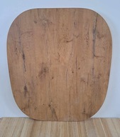 Blat do stolika elipsa, owalny, zaowalony 90x105