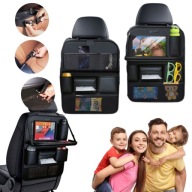 2X ORGANIZER NA SIEDZENIE SAMOCHODOWE NA TYŁ FOTELA DO AUTA SIATKA OPARCIE