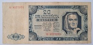 Banknot PRL 20 zł 1948 rok SERIA: CI