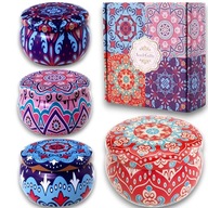 ZESTAW 4 ŚWIEC SOJOWYCH ZAPACHOWYCH PREZENT NA DZIEŃ BABCI