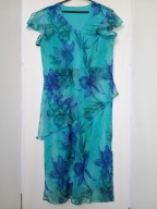 sukienka zielona szafirowa