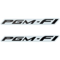 2x Naklejka z Logo PGM-FI na Owiewki na HONDA CBR 600 F F4i 900RR 1000XX