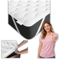 NAKŁADKA NA MATERAC 160x200 GRUBY OCHRANIACZ PIKOWANY TOPPER MATA NA ŁÓŻKO