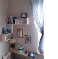 Półki santiago 3 sztuki 80 60 40cm ukryte mocowanie