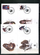 A51481)WWF-FDC Ssaki: Aequatorialguinea 1731 - 1734