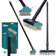 2X SZCZOTEK DRUCIANYCH DO CZYSCZENIA KOSTKI BRUKOWEJ SILLAR