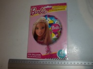 BALON FOLIOWY POMPOWANIA HELEM BARBIE 43CM