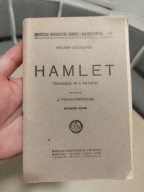 William Shakespeare Hamlet Tragedia w 5 aktach przekład J. Paszkowski 1925