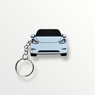 Brelok Tesla Y - Różne kolory breloczek samochód 3D do kluczy