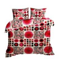 Pościel kora lux 160x200 + 2x70x80 zamek K 423 Jagoda