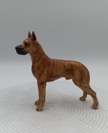 Dog niemiecki włoska porcelana sygnowana 7733 przepiękna figurka z lat 60XX